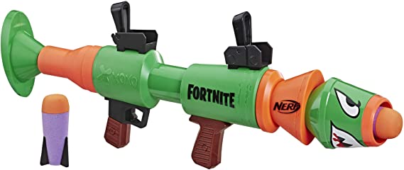 Nerf Fortnite RL Blaster - Fires Foam Rockets - Includes 2 Official Nerf Fortnite Rockets - for Youth, Teens, Adults