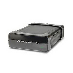 Venus Ds 3.5 USB 2.0 Aluminum HDD Encl, Black