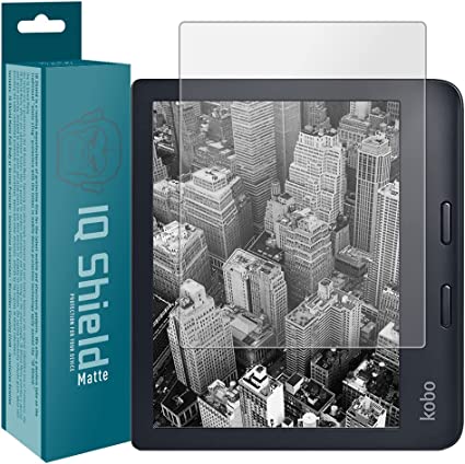 IQShield Matte Screen Protector Compatible with Kobo Libra 2 Anti-Glare Anti-Bubble Film