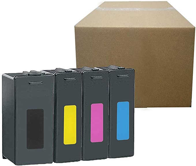 Inktoneram Compatible Ink Cartridges Replacement for Lexmark 100XL Genesis S815 Impact S305 Interact S605 INTERPRET S405 Intuition S505 Pinnacle PRO901 PRO905 ([Black,Cyan, Magenta, Yellow], 4-Pack)