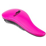 Detangling Hair Brush Multi-height Bristles and Staggered Rows Unravel Tangled Hair Works for Men Women and Kids with No Pain Use on Thin Thick Curly Straight Wet Dry Hair Pink