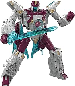 Transformers Legacy United Voyager Class Cybertron Universe Vector Prime, 7-inch Converting Action Figure, 8