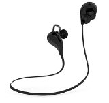 Soundpeats Qy7 Bluetooth 40 Wireless Stereo Sweatproof Jogger Running Sport Headphones Earbuds with Mic Hands-free Calling AptX for iphone 6 6 Plus 5 5c 5s 4s ipad LG G2 Samsung Galaxy S5 S4 S3 Note 3 and Other Android Cell Phones QY7 blackblack
