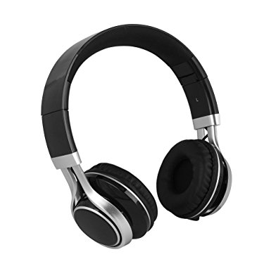 YHhao Over-Ear Headphone, Foldable Headphone with Microphone Mic and Volume Control for iPhone, iPad, iPod, Android Smartphones, PC, Laptop, Mac, Tablet, Over-Ear Headset for Music (Black3)