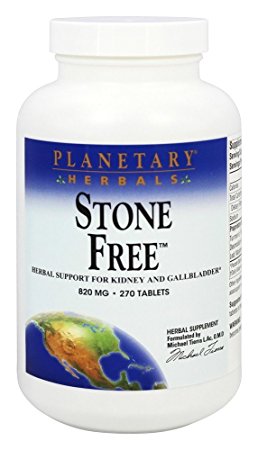 Stone Free 820 mg, Herbal Support for Kidney and Gallbladder (270 tablets)