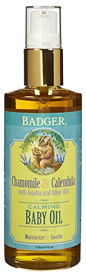 Badger Baby Oil - 4 oz with pump top