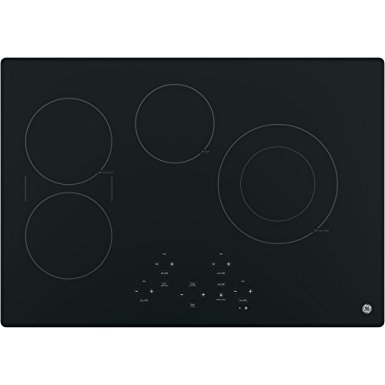 GE JP5030DJBB 30" Black Electric Smoothtop Cooktop