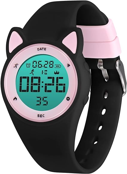 Kids Watches Digital Sport Watch for Girls Boys, Fitness Tracker with Alarm Clock, Stopwatch, No App Waterproof Watches for Teens Students Ages 5-12