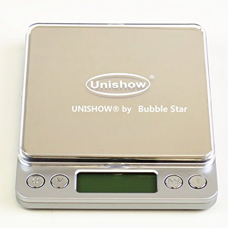 Unishow  500g X 0.01g Digital Precision Scale Jewelry Coins Reload (A: 500g x 0.01g)