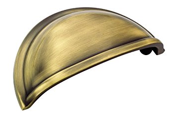 Amerock BP53010EB Allison Value 3in(76mm) CTC Cup Pull - Elegant Brass