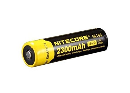 Nitecore NL183 18650 Li-Ion Battery for TM EC2 MT2C/25/26/40 MH2C/25/40 SRT5-7