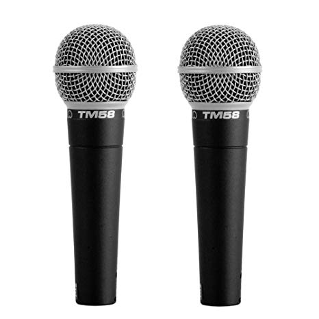 Superlux TM58 Dynamic Vocal Microphone (2-Pack)