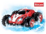 Powerful Amphibious Remote Control Car Drives on Land and Water 200 Ft Control Range 360 Degree Spins LED Headlights - Blue
