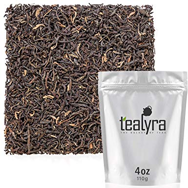 Tealyra - Assam Harmony - Best Indian Black Loose Leaf Tea - Top Grade Second Flush - Perfect Morning Tea - Energy Boost - Caffeine Bold - Organically Grown - 110g (4-ounce)