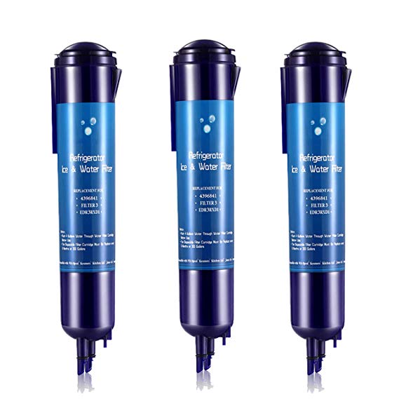 4396841 Water Filter Compatible With 4396710, EDR3RXD1, Filter 3, P2RFWG2, Kenmore 9083, Kenmore 9030 Water Filter - 3Pack