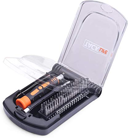 TACKLIFE 43-in-1 Precision Screwdriver Set, Professional Electronics Repair Tool Kit for Electronics, Phone, Macbook, Computer, Tablet, Watches, Eyeglasses, Toys -HPSB2A