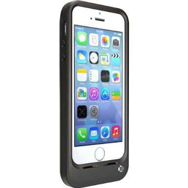 OtterBox Resurgence Power/Battery Case for Apple iPhone 5s - Retail Packaging - BLACK (BLACK/BLACK)