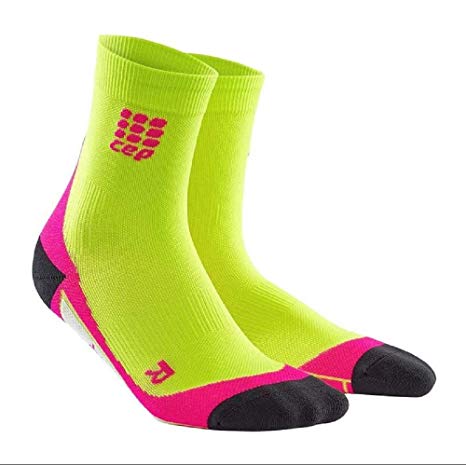 Women’s Athletic Crew Cut Compression Socks- CEP Short Socks for Performance