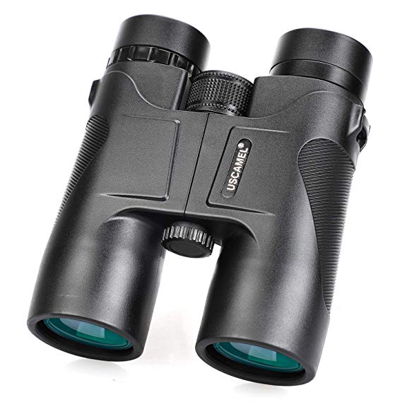 USCAMEL 10x42 Compact Binoculars for Adults, Professional Binoculars with HD Roof Prism Suitable for Bird Watching, Safari Sightseeing, Travel, Camping, Concert