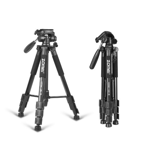 Zomei Z666 Professional Portable Tripod for Camera and Video Includes Carrying Case Applicable For Canon Nikon Sony