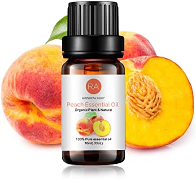 Peach Essential Oil 100% Pure Oganic Plant Natrual Flower Essential Oil for Diffuser Message Skin Care Sleep - 10ML