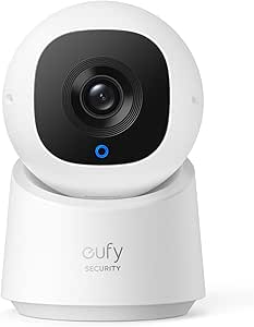 eufy Security Indoor Cam C210, 1080p Resolution Security Camera with 360° PTZ, Plug-in Security Indoor Camera with 2.4G Wi-Fi, Human/Motion AI, Night Vision, AI Tracking (Renewed)