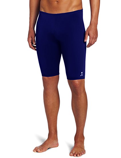TYR Sport Men's Solid Durafast Jammer Swim Suit