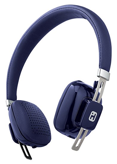 Sound Design IB81LC Bluetooth Wireless Headphones with Mic   Remote Blue