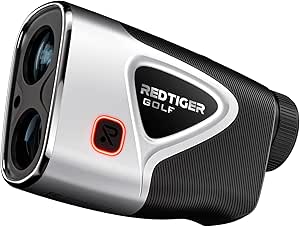 REDTIGER Range Finder Golf, 1200 Yards Golf Rangefinder with Slope, Light-Adaptive Display, 7X Magnification, Flag Lock Vibration, Rechargeable Laser Range Finder with Magnet