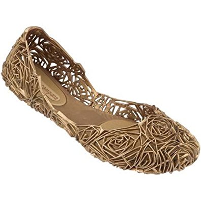 Melissa Womens Fitas II Sandal Gold