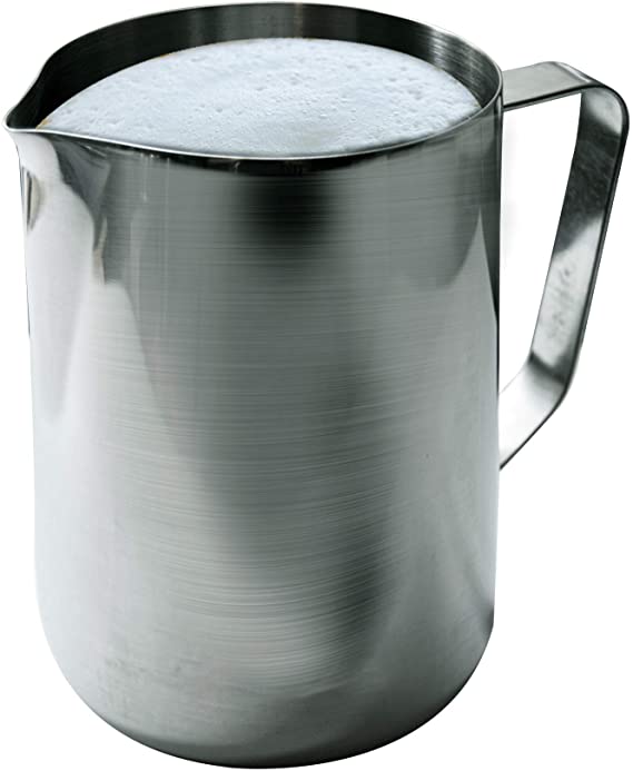 Update International 50 Oz Stainless Steel Frothing Pitcher, Silver (EP-50)