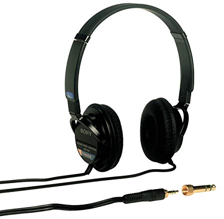 Sony MDR-7502 Black Circumaural Headphones – Headband headphones Wired Headband, 60 – 16000 Hz; 102 dB (M, black)