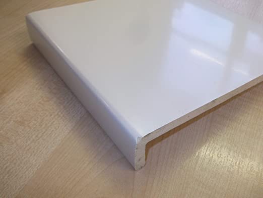 Innovo 2.25 Metre 200mm Wide White Plastic PVC UPVC Window Cill Sill Facia Board Window Capping Board 9mm Thickness