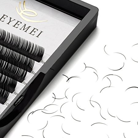 Eyelash Extensions 0.20 C Curl Natural Faux Mink Eyelash Extensions Individual Lashes Extension 8-14mm Mixed Tray Salon Use by EYEMEI