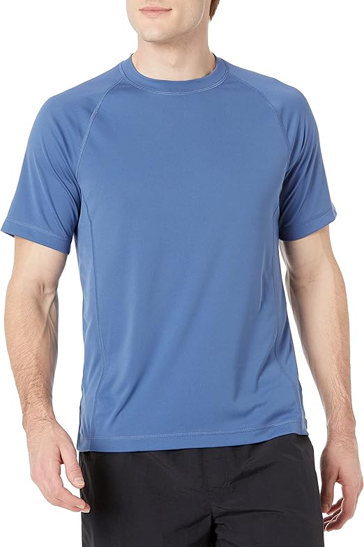 Amazon Essentials Mens Short-Sleeve Quick-Dry UPF 50 Swim Tee