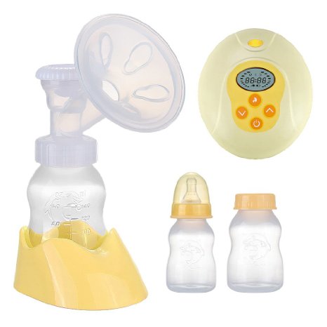 KinYo FDA Single Electric 9-Grade Breast Pump Adjustment LCD Display Milk Suction With All Accessories For Baby For Baby