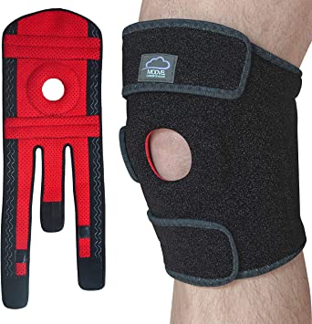 Modvel Knee Brace Support | FDA Approved, Relieves ACL, LCL, MCL, Meniscus Tear, Arthritis, Tendonitis Pain | Open Patella Dual Stabilizers Non Slip Comfort Neoprene