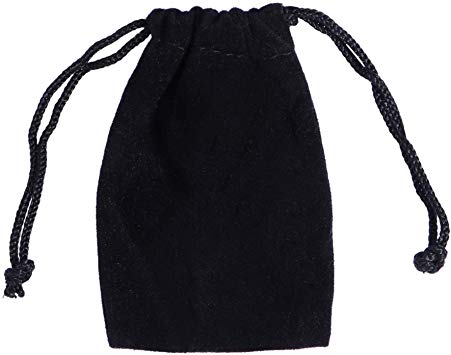 ROSENICE Small Jewelry Bags 75pcs Soft Durable Velvet Pouch Drawstring Drawstring Storage Bags,9x7cm