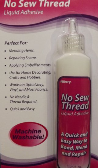 Allary No Sew Thread Liquid Adhesive 125 oz
