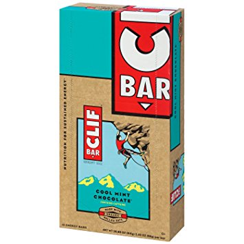 CLIF BAR - Energy Bar - Cool Mint Chocolate - (2.4 Ounce Protein Bar, 12 Count)