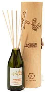 Paddywax Eco Collection Reed Oil Diffuser Set, Mandarin & Lavender