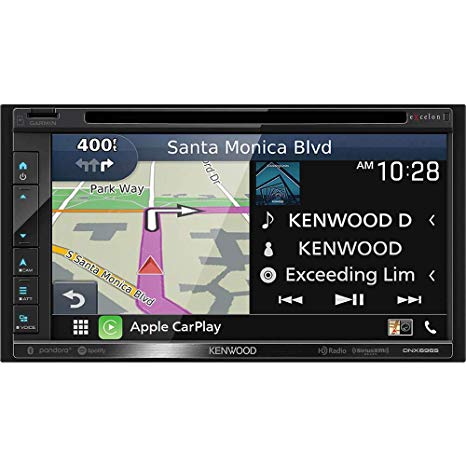 Kenwood DNX696S 6.8 Inch Apple CarPlay, Android Auto A/V Receiver w/Navigation