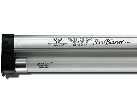 Sunblaster T5 High Output Fluorescent Strip Light, 2-Feet