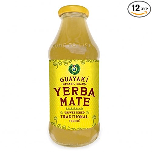 Guayaki Organic Yerba Mate, Unsweetened Mate, 16 Ounce (Pack of 12)