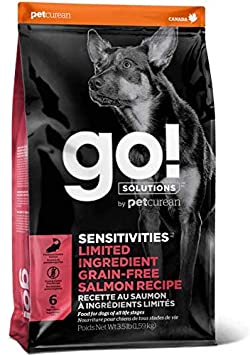 Petcurean GO! SENSITIVITIES Limited Ingredient Grain Free Salmon Recipe for Dogs