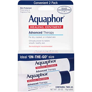 Aquaphor Advanced Therapy Healing Ointment Skin Protectant To Go Pack, 2-0.35 Ounce Tubes