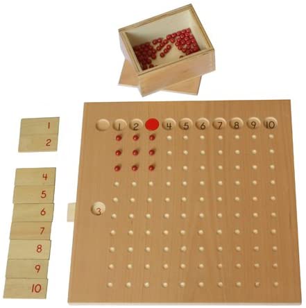 Elite Montessori Multiplication Bead Board