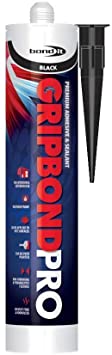 Bond-It Gripbond Pro Crystal Clear - All-in-One Universal Hybrid Sealant and Adhesive - EU3 310 Millilitre Cartridge