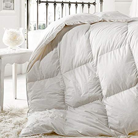 New 13.5 Tog Double Size Goose Feather & Down Duvet Quilt, 25% DOWN (HIGHER DOWN=MORE LUXURY) With A Luxury Pure Cotton Casing, By Rejuvopedic©