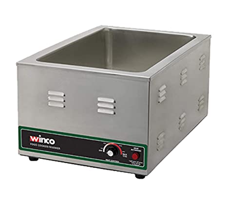 Winco FW-S600 Electric Food Cooker/Warmer, 1500-watt,Stainless Steel,Medium